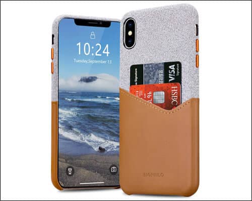 Bigphilo iPhone X Xs Card Holder Case