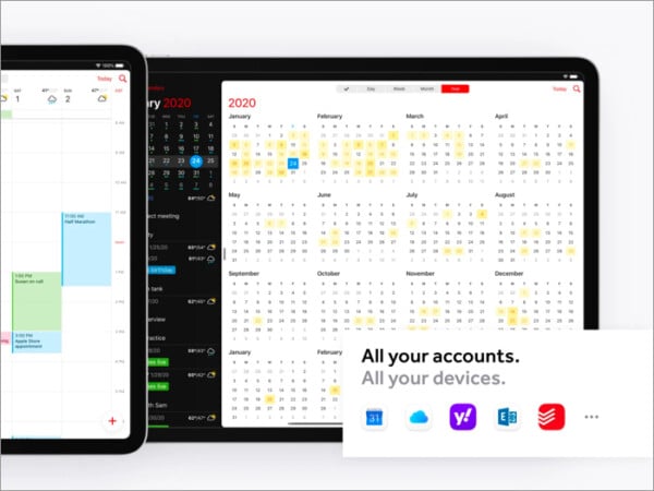 Fantastical Calendar for organizing your schedule on iPad