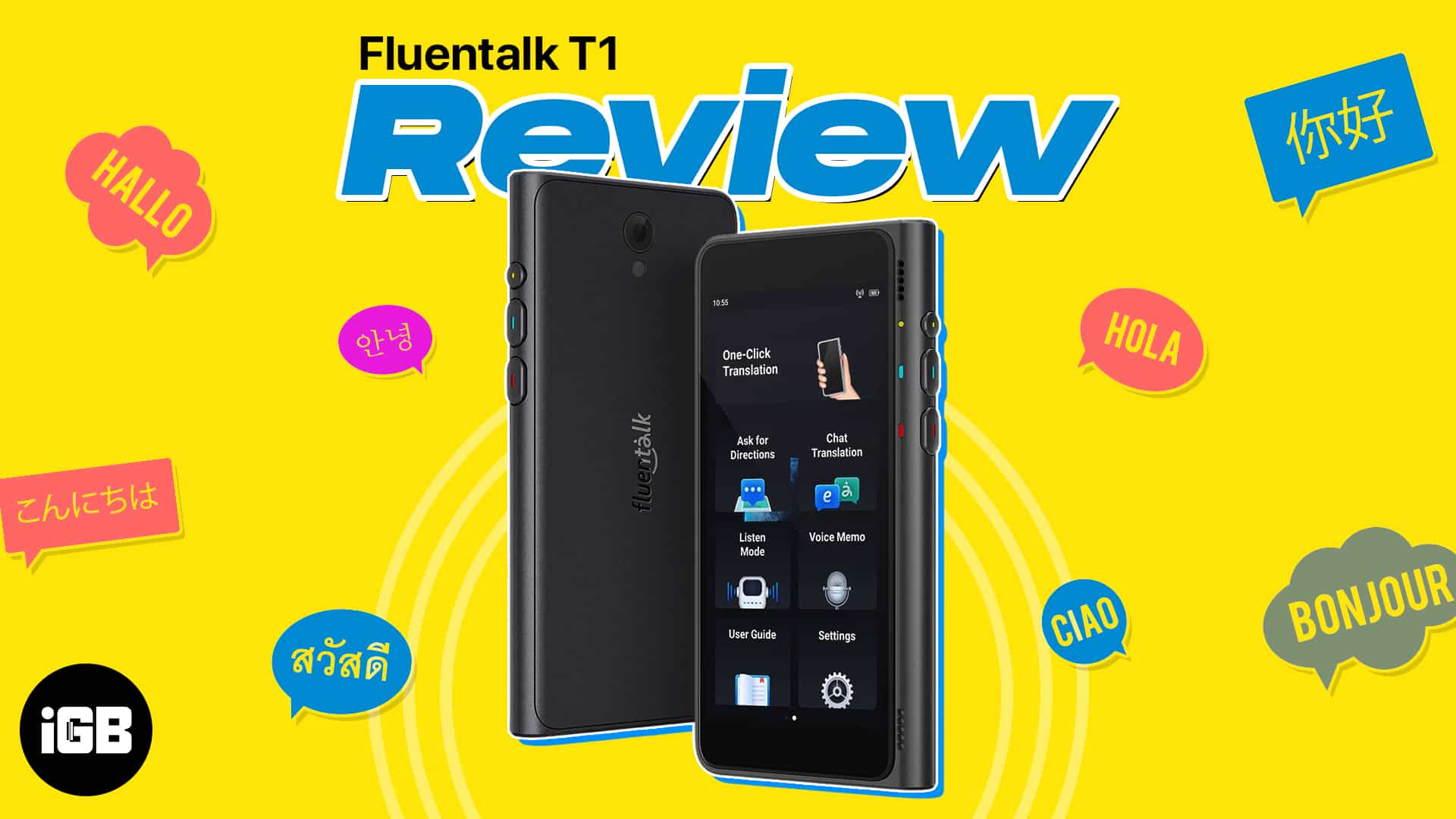 Fluentalk t1 handheld translator device review