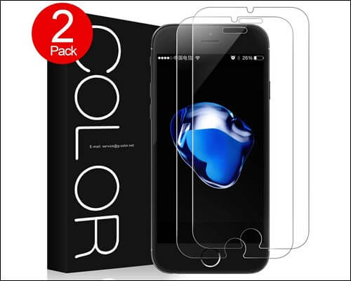 G Color Screen Protector for iPhone 7