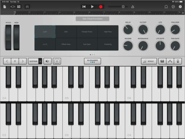 Garage Band best iPad app for audiophiles