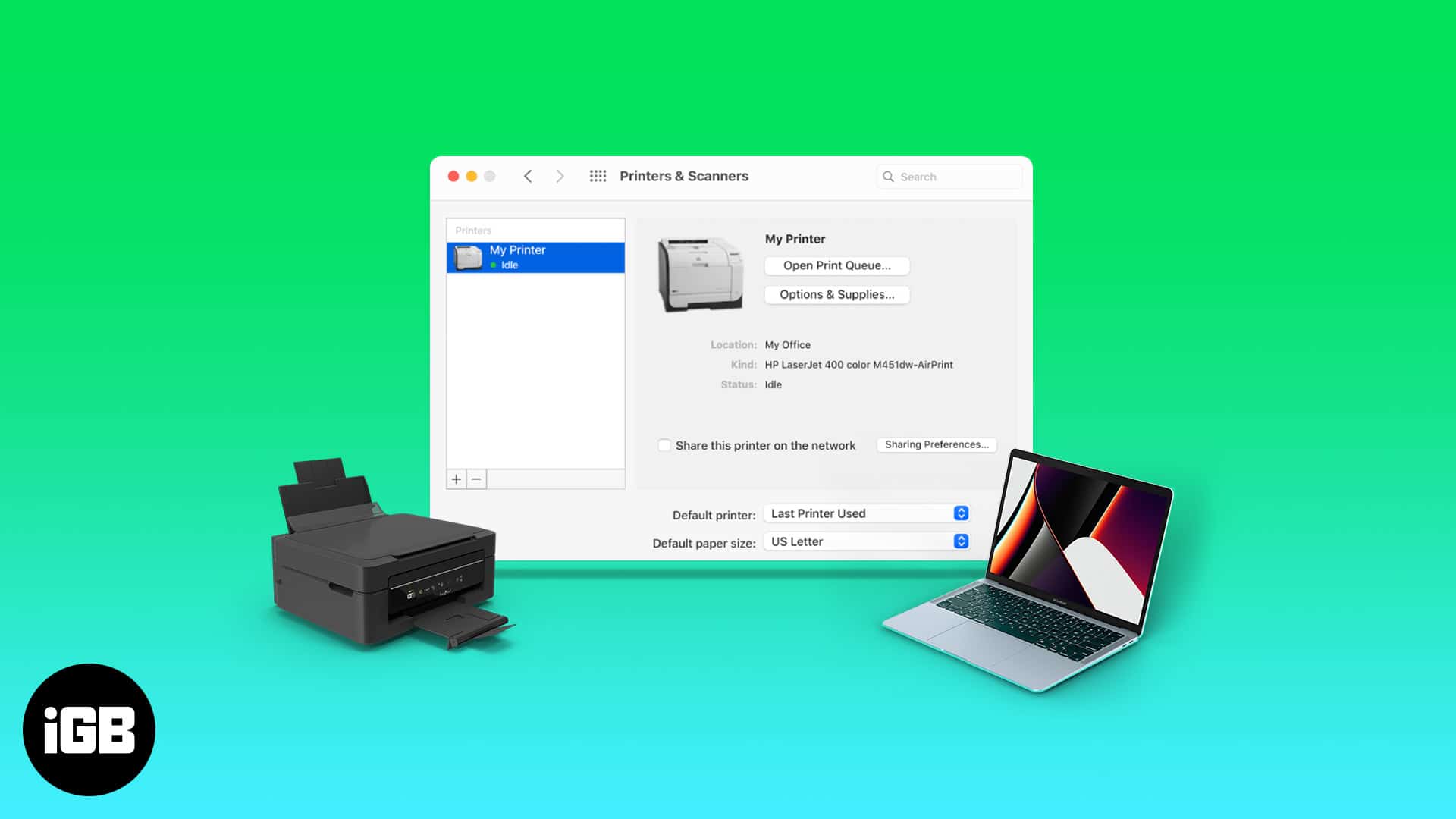 How to add a printer to a mac