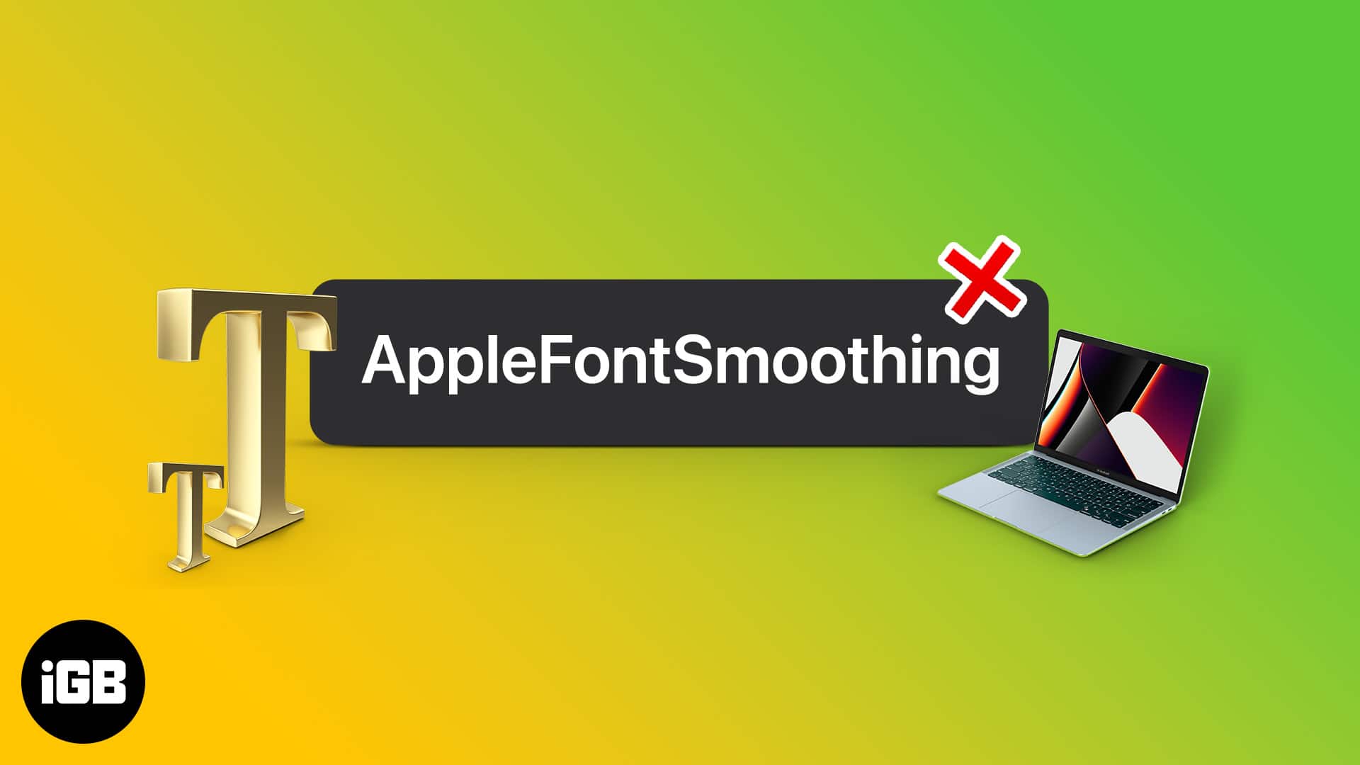 How to change or remove font smoothing on mac