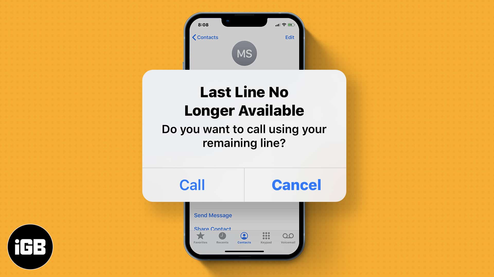 How to fix last line no longer available on iphone 13