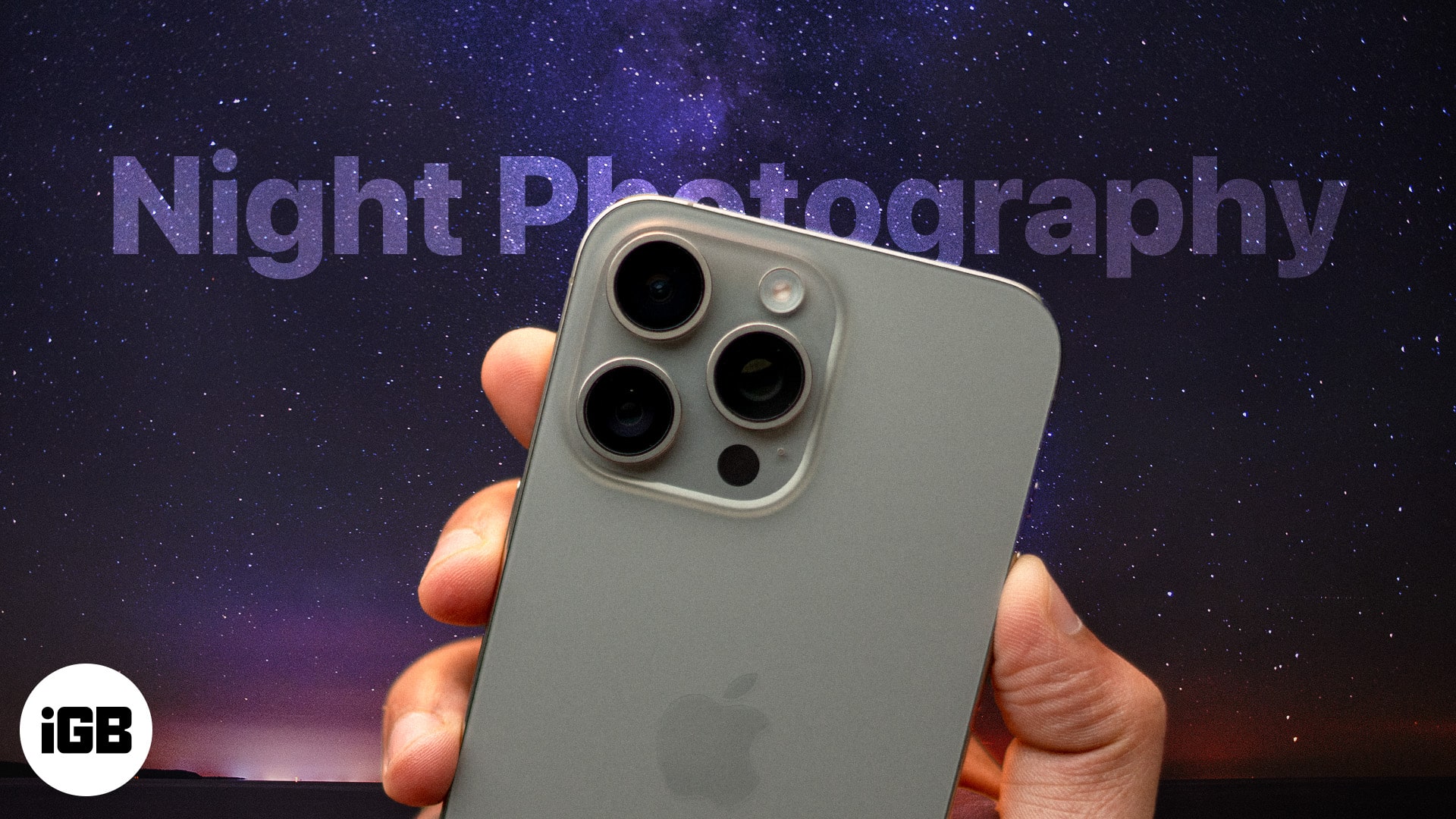 How to take astrophotography pictures using iPhone