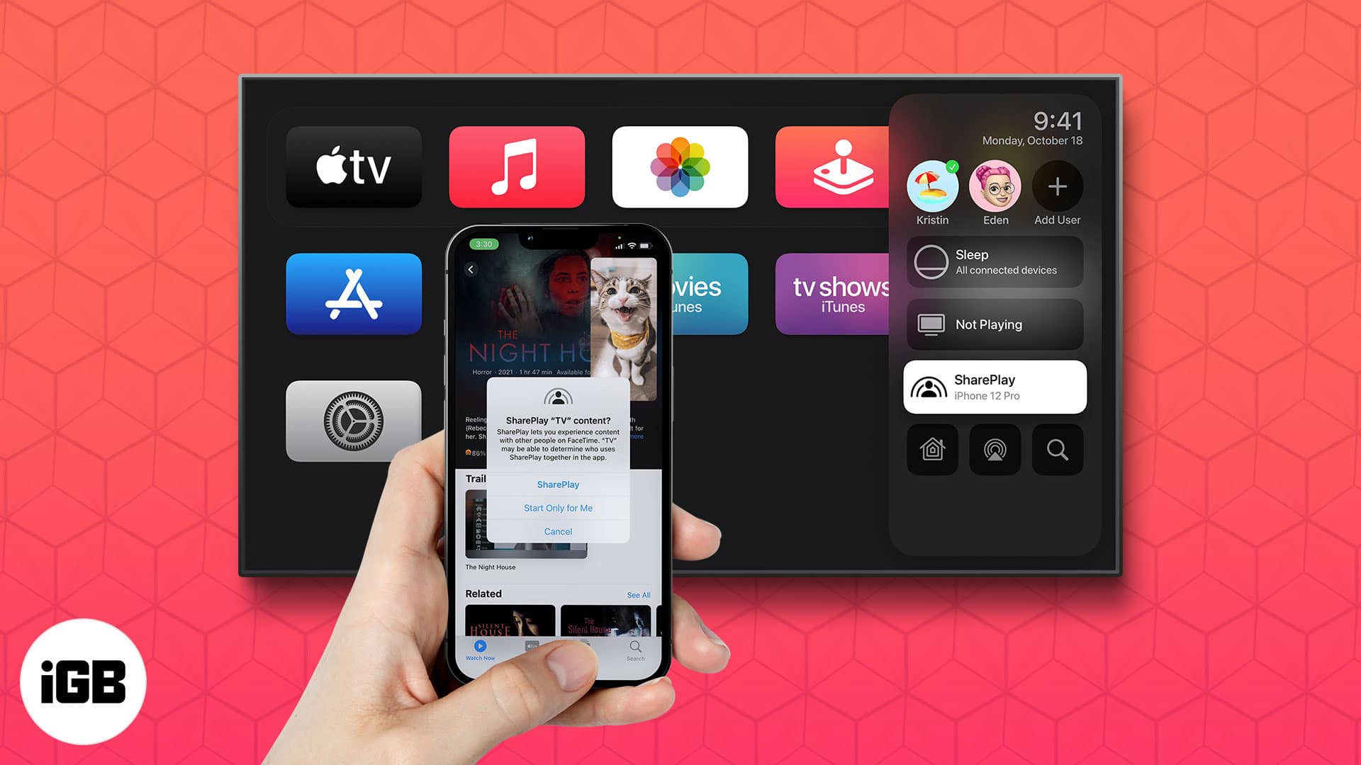 How to use shareplay on apple tv