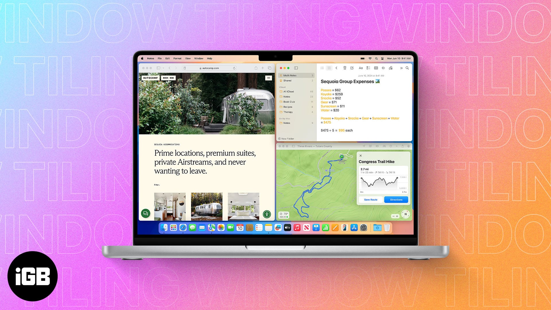 How to use window tiling on Mac in macOS Sequoia