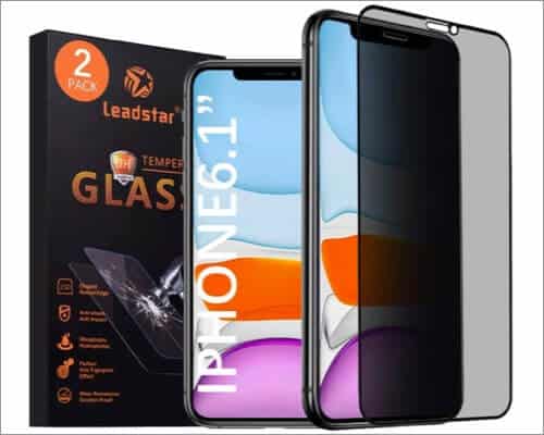 leadstar anti spy screen protector for iphone xr