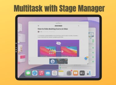 Multitask on iPad with Stage Manager.