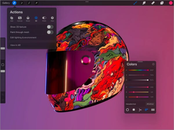 Procreate best iPad app for designers