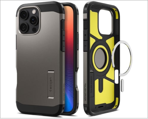 Spigen Tough Armor case for iPhone 16