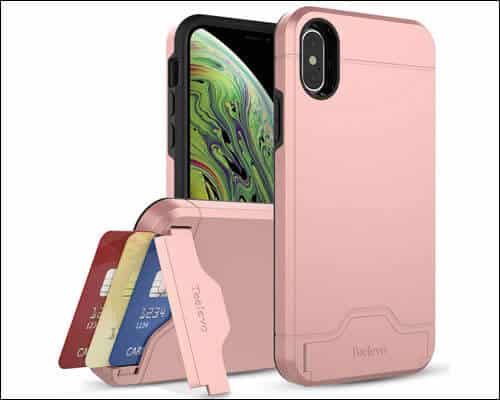 Teelevo iPhone X Xs Card Holder Case