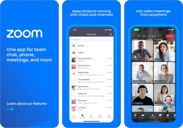 Zoom One Platform to Connect iPhone Screenshot